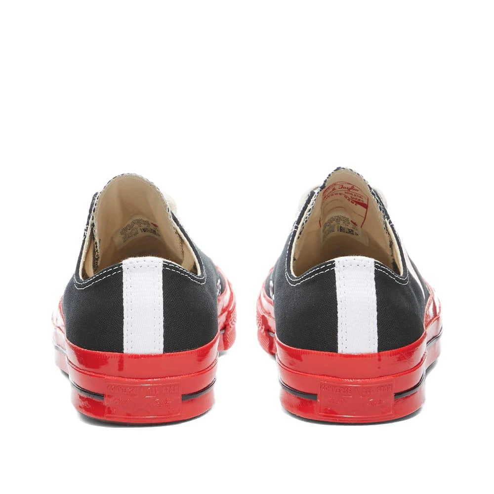 商品Comme des Garcons|Comme des Garçons Play x Converse Chuck Taylor Red Sole Low,价格¥1118,第3张图片详细描述