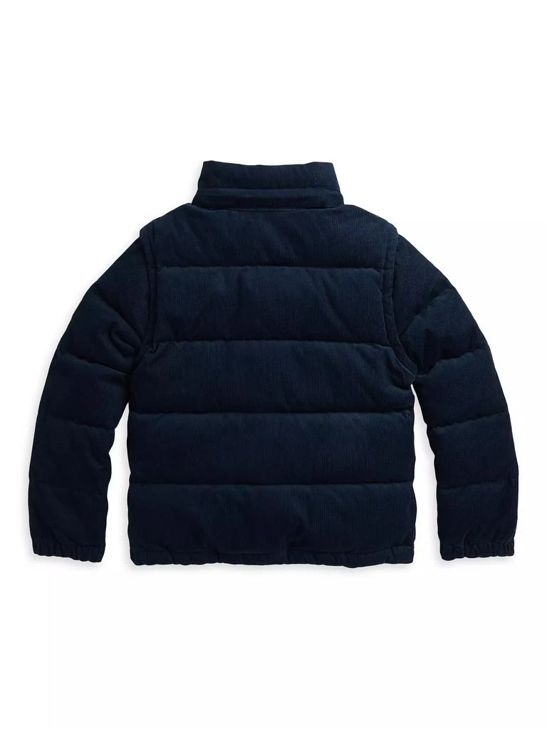 Little Boy's & Boy's Convertible Corduroy Down Jacket 商品