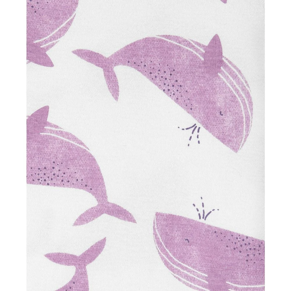 商品Carter's|Baby Girls Printed Short Sleeved Cotton Bodysuits, Pack of 5,价格¥135,第4张图片详细描述