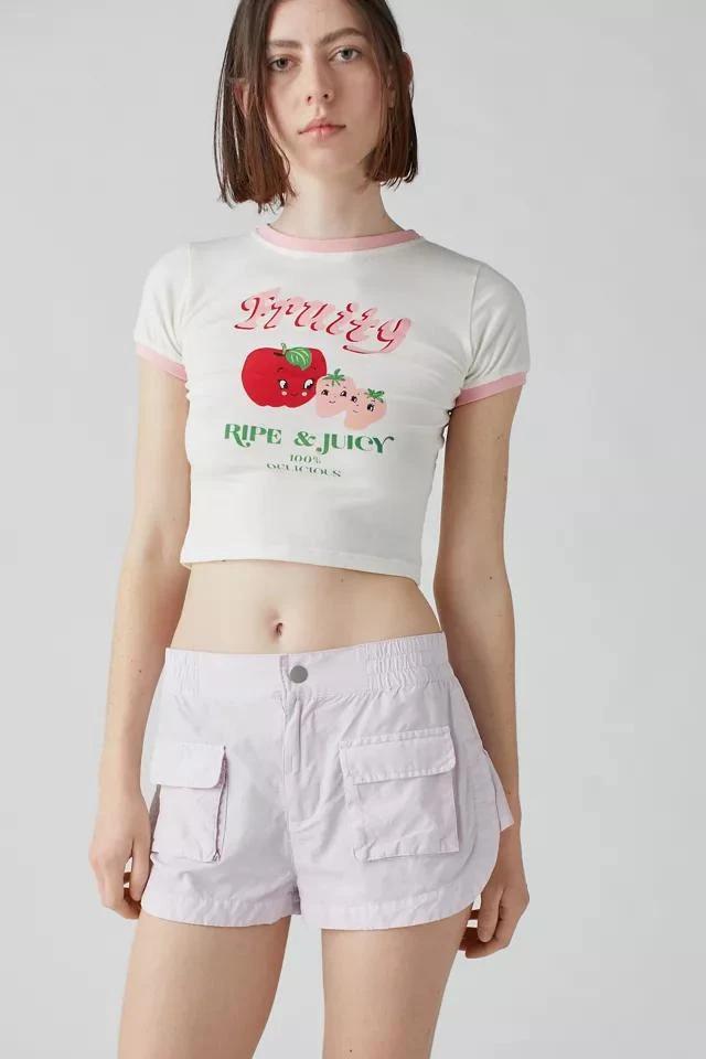 商品BDG|BDG Split Hem Utility Short,价格¥224,第4张图片详细描述