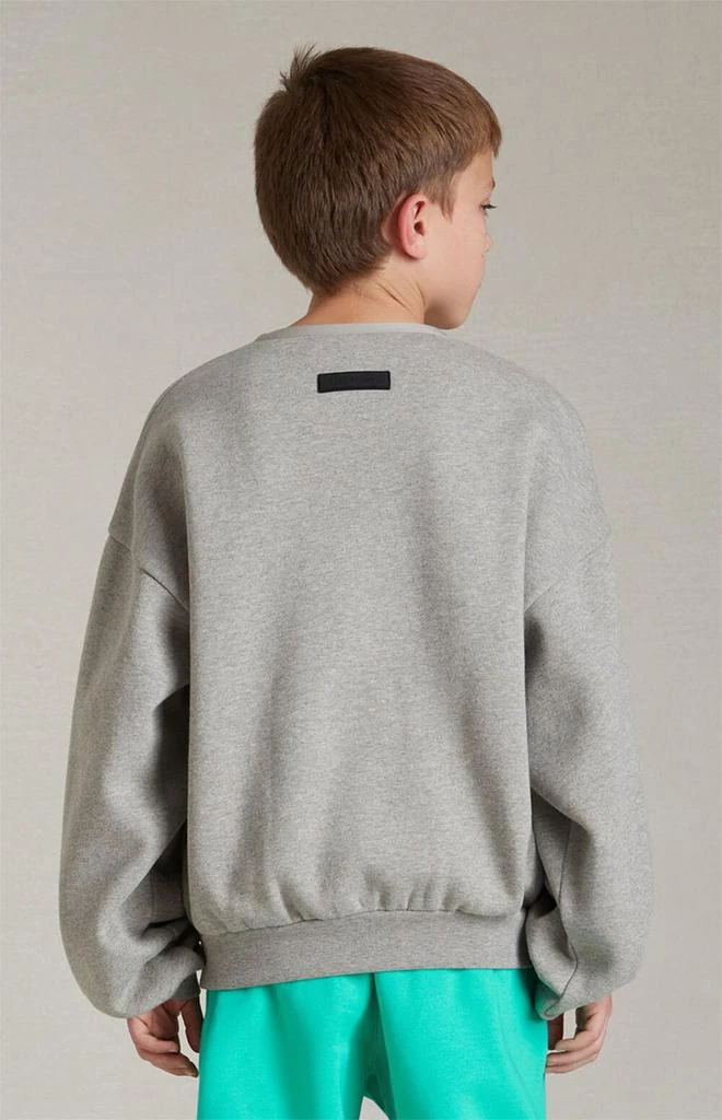 商品Essentials|Essentials Dark Heather Oatmeal Crew Neck Sweatshirt,价格¥251,第3张图片详细描述