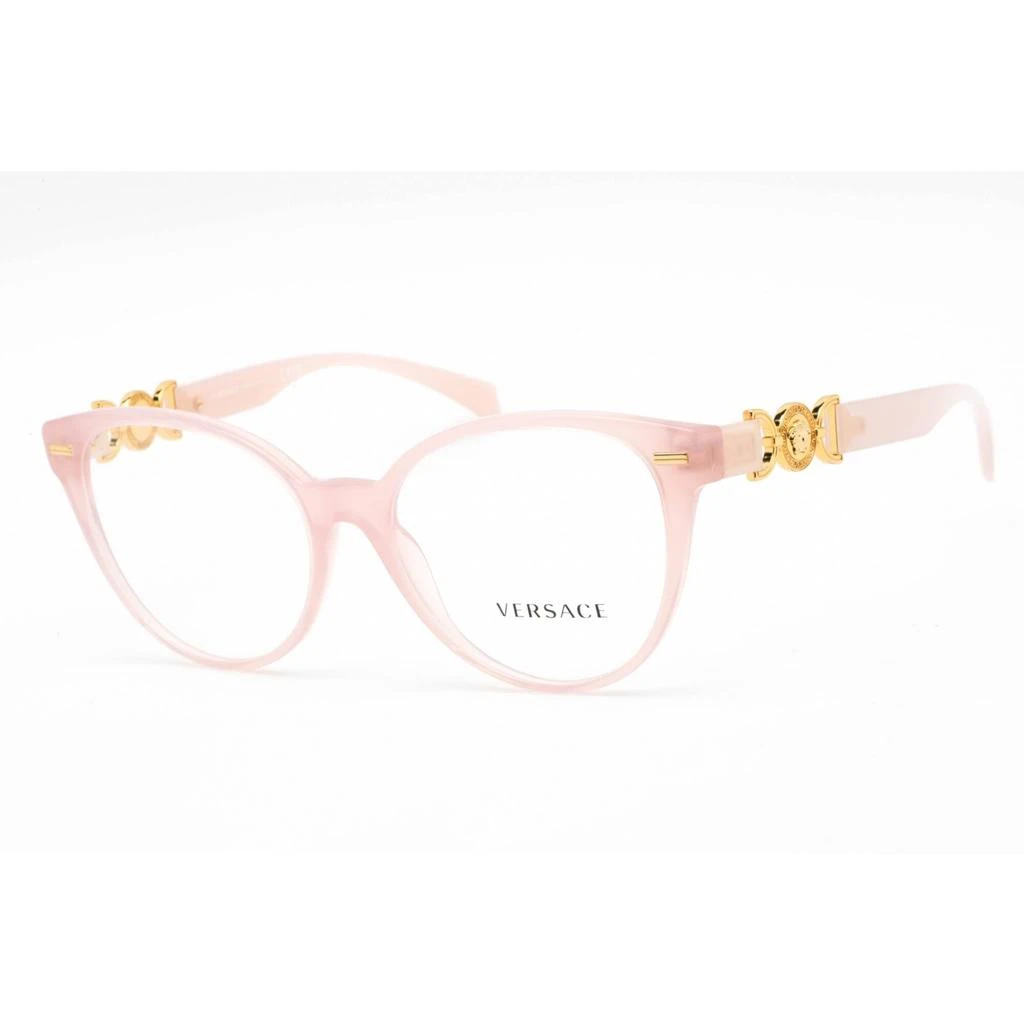 商品Versace|Versace Women's Eyeglasses - Full Rim Cat Eye Opal Pink Plastic Frame | 0VE3334 5402,价格¥883,第1张图片