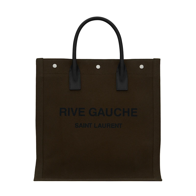  SAINT LAURENT PARIS/圣罗兰 YSL RIVE GAUCHE N / S系列 男女通用卡其色印花帆布ysl刻花按扣手提斜挎单肩包63253996N9E2463 商品