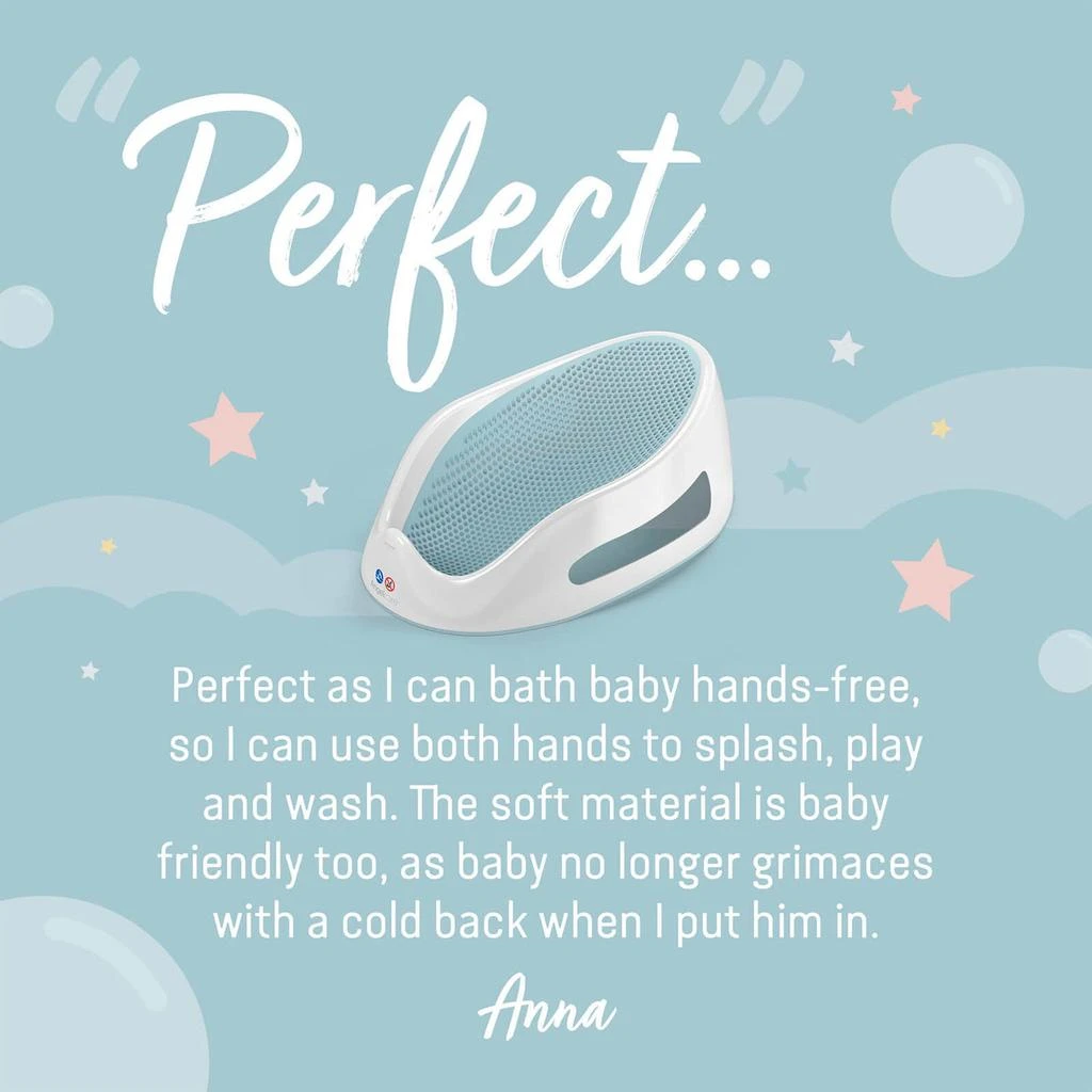 Angelcare Soft Touch Baby Bath Support - Aqua 商品