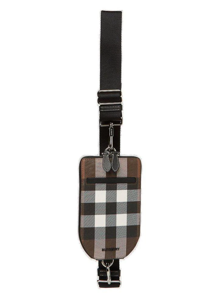 商品Burberry|Burberry Check Patterned Strapped Phone Case,价格¥5295,第1张图片