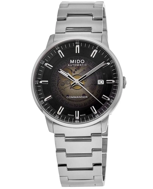 商品MIDO|Mido Commander Gradient Automatic Black Dial Steel Men's Watch M021.407.11.411.00,价格¥4451,第1张图片