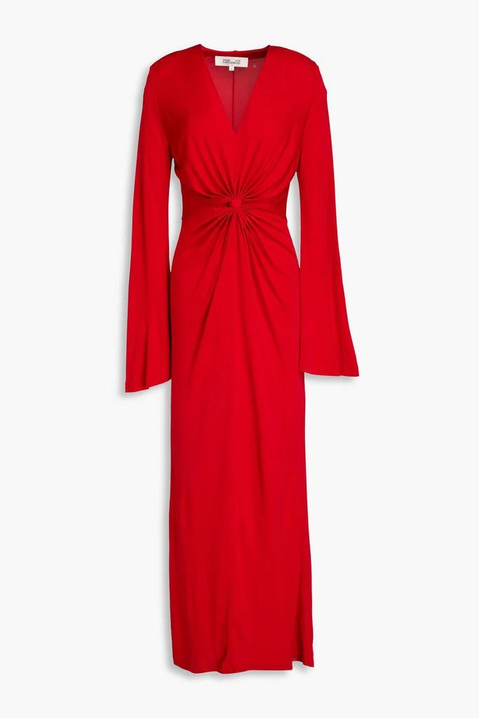 商品Diane von Furstenberg|Lauren knotted jersey maxi dress,价格¥1818,第1张图片