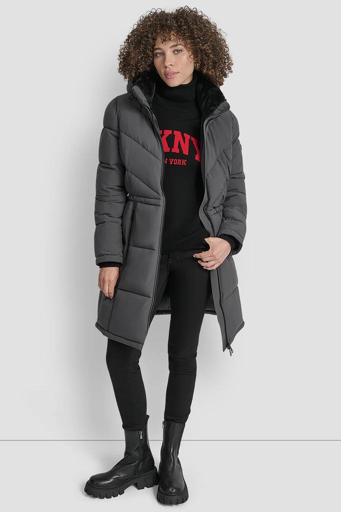 DKNY SHORT PUFFER JACKET - Coats - Free Shipping - BeyondStyle