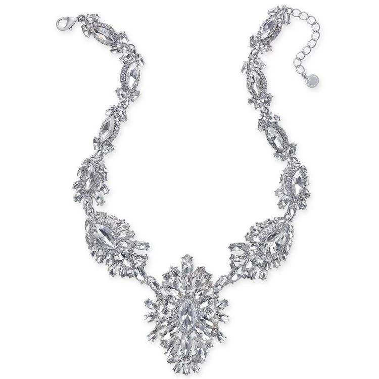 商品Charter Club|Silver-Tone Crystal Statement Necklace, Created for Macy's,价格¥224,第1张图片