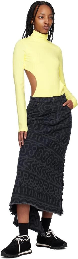 商品Marc Jacobs|Black 'The Monogram' Midi Skirt,价格¥1536,第4张图片详细描述