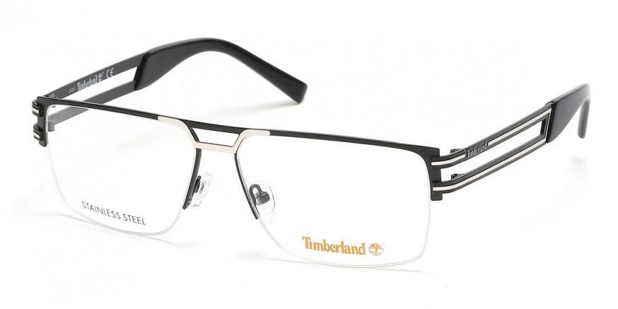 商品Timberland|Demo Browline Mens Eyeglasses TB1700 002 60,价格¥149,第1张图片