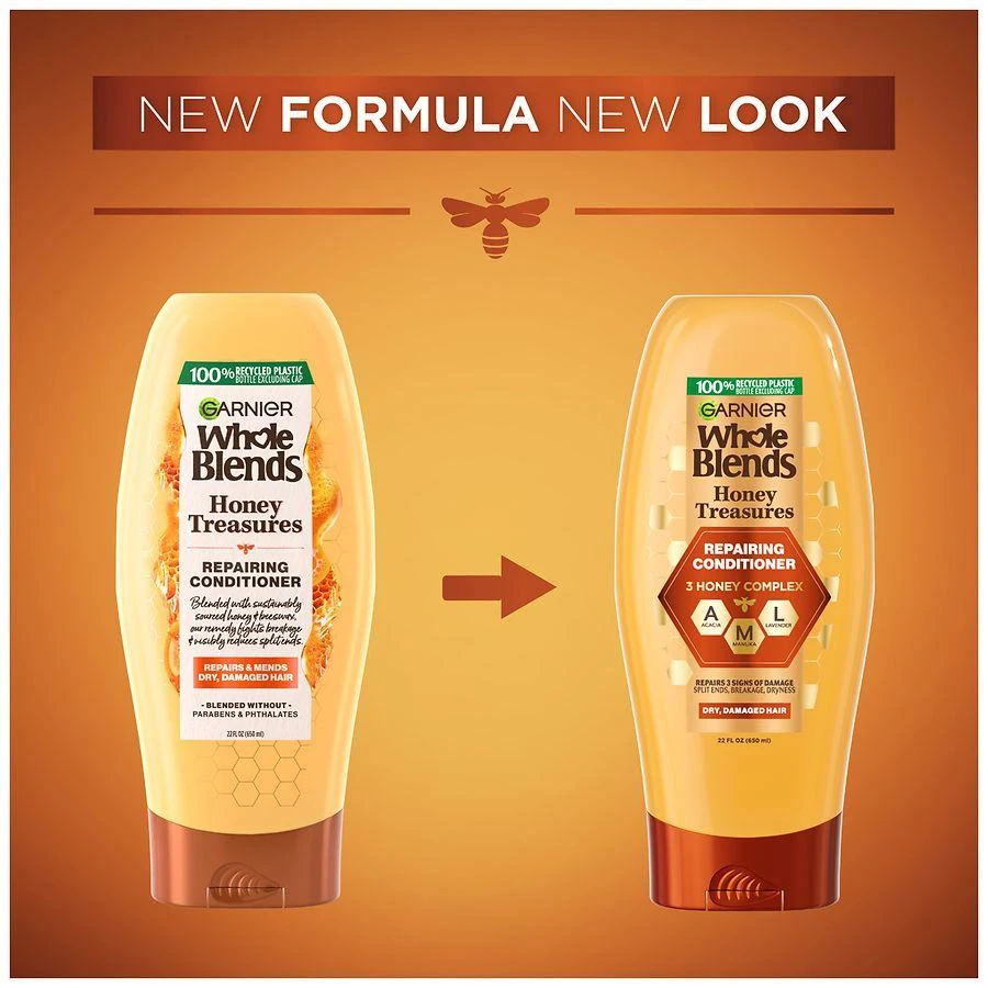 商品Garnier Whole Blends|Repairing Conditioner, Honey Treasures,价格¥63,第5张图片详细描述