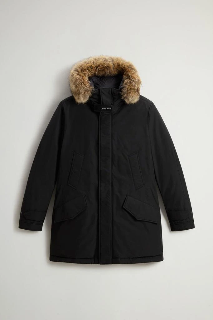 商品Woolrich|Polar Parka in Ramar Cloth with High Collar and Fur Trim - Men - Gray,价格¥8362,第5张图片详细描述