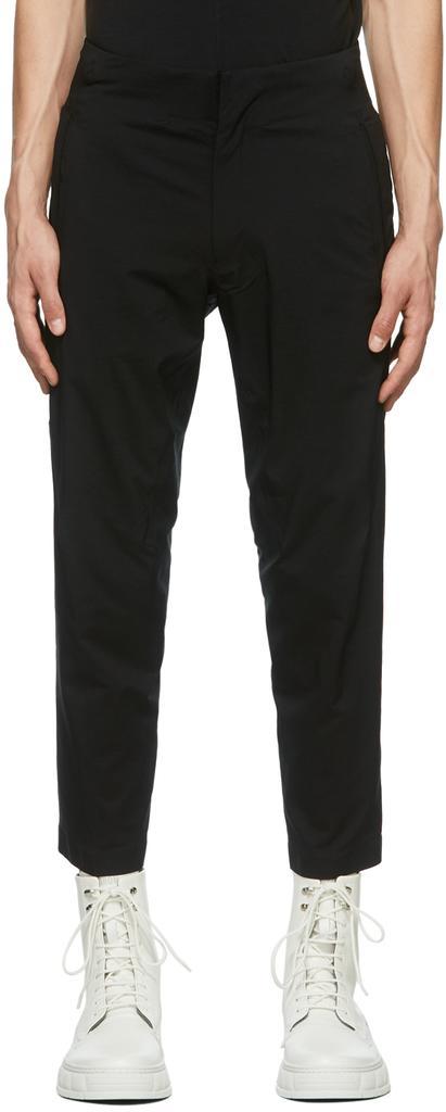 商品DESCENTE|Black Relaxed Fit Tapered Pants,价格¥3068,第1张图片