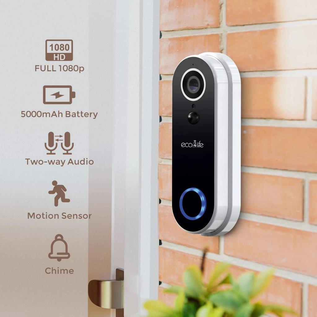 商品Eco4Life|Smart doorbell camera,价格¥724,第2张图片详细描述