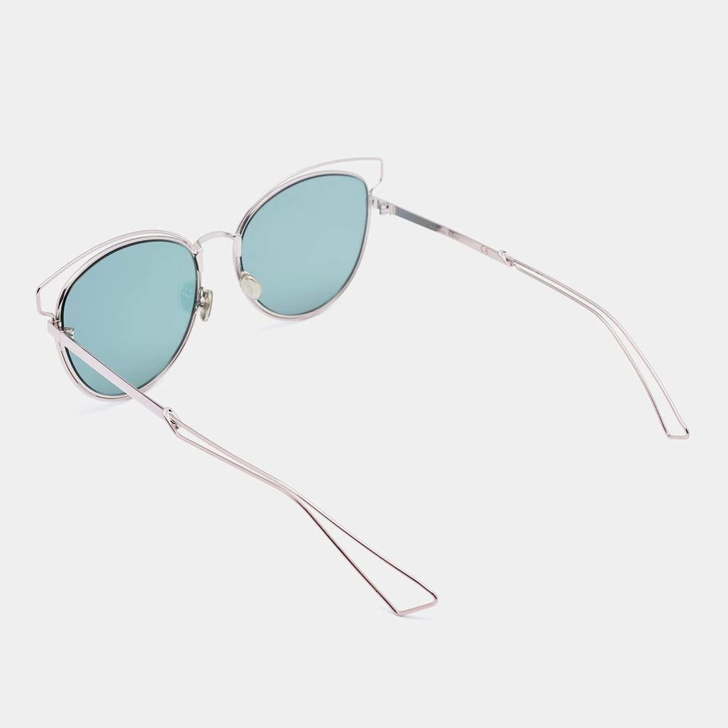 商品[二手商品] Dior|Dior Silver Tone/Green Mirror Sideral 2 Cat-Eye Sunglasses,价格¥1204,第3张图片详细描述