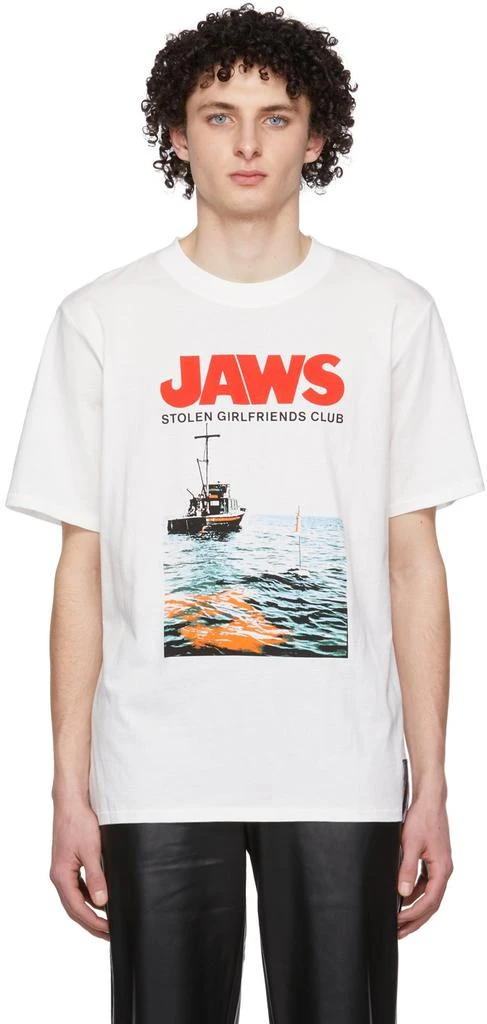 商品Stolen Girlfriends Club|White Universal Pictures Edition Last Stand T-Shirt,价格¥183,第1张图片