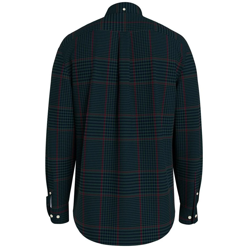 商品Tommy Hilfiger|Men's Plaid Long Sleeve Classic-fit Shirt,价格¥189,第5张图片详细描述