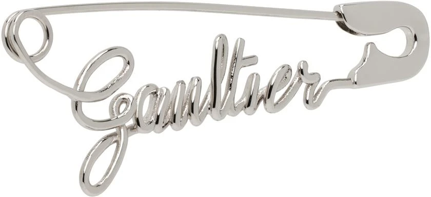 商品Jean Paul Gaultier|Silver 'The Gaultier Safety Pin' Single Earring,价格¥1007,第2张图片详细描述