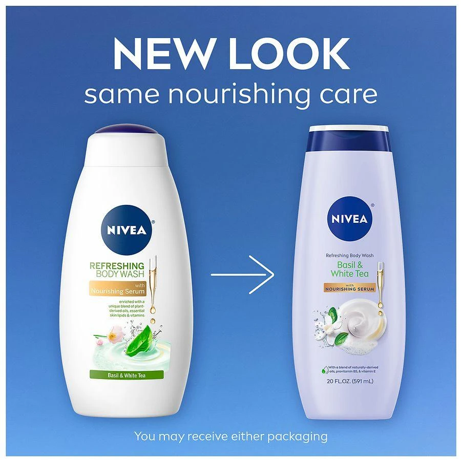 Refreshing Body Wash with Nourishing Serum Basil and White Tea 商品