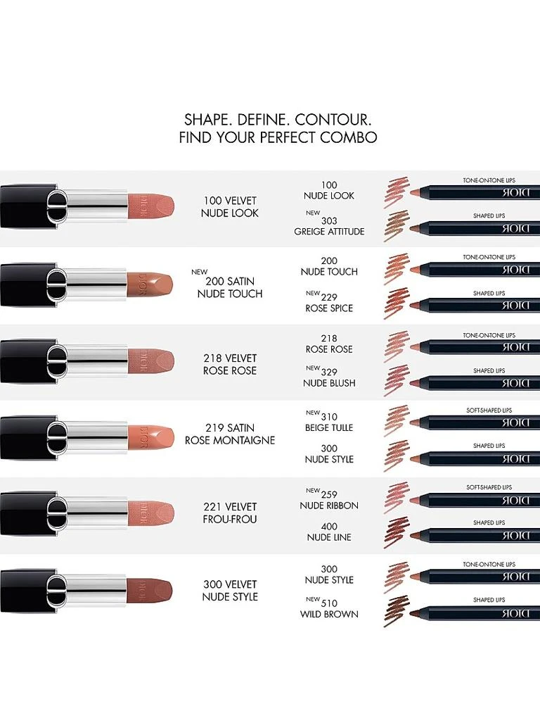 商品Dior|Dior Rouge Dior Contour No-Transfer Lip Liner Pencil,价格¥260,第4张图片详细描述