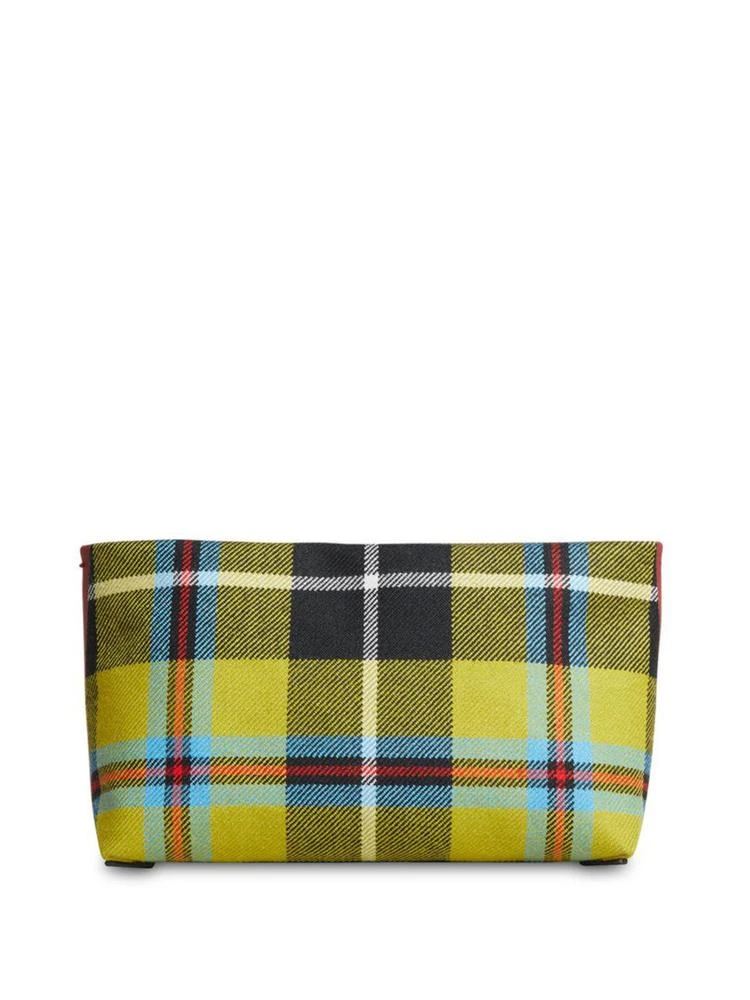 商品Burberry|Plaid Leather Zip Clutch,价格¥2600,第1张图片