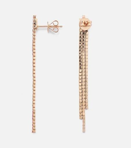 商品Shay Jewelry|Triple Thread 18kt rose gold drop earrings with rubies, pink sapphires, and diamonds,价格¥31006,第4张图片详细描述