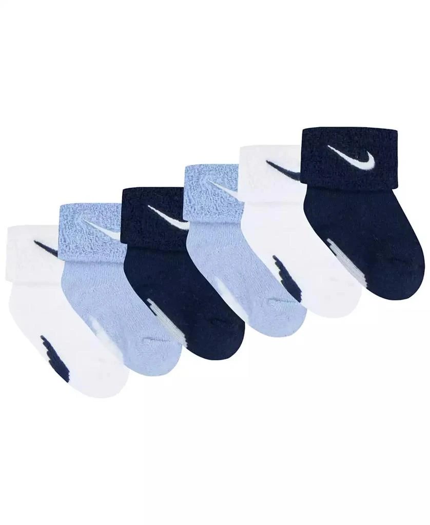 商品NIKE|Baby Boys or Baby Girls Multi Logo Socks, Pack of 6,价格¥138,第2张图片详细描述