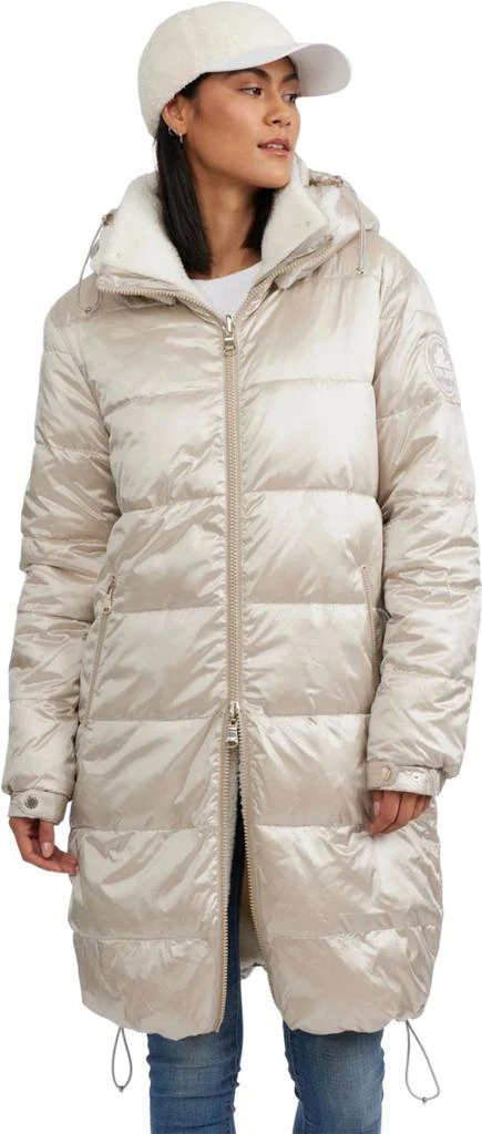 商品Pajar|Alsephina Reversible Long Puffer Jacket with Detachable Hood - Women's,价格¥1129,第1张图片