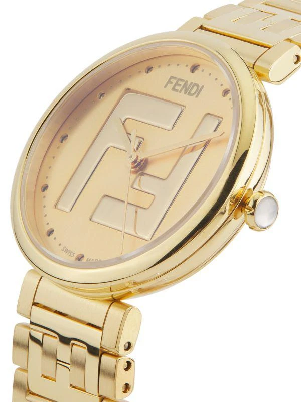 商品Fendi|IP Yellow Gold Stainless Steel Bracelet Watch/29MM,价格¥5855,第3张图片详细描述