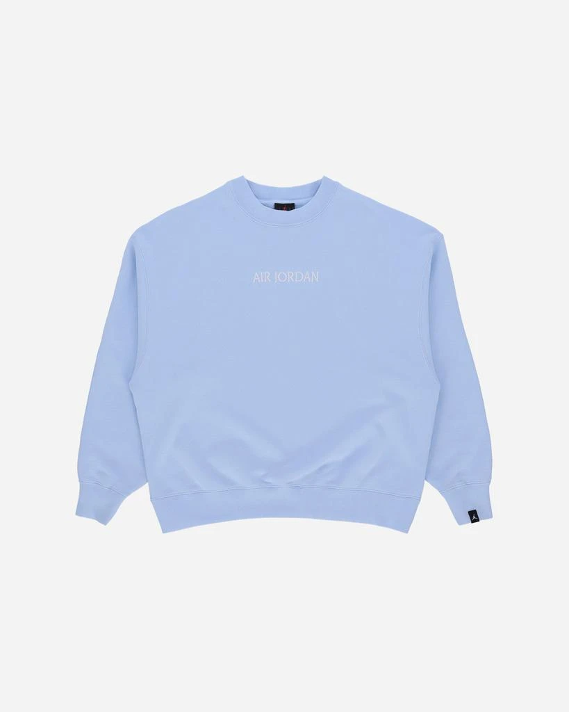 商品Jordan|WMNS Wordmark Fleece Crewneck Sweatshirt Blue,价格¥593,第1张图片