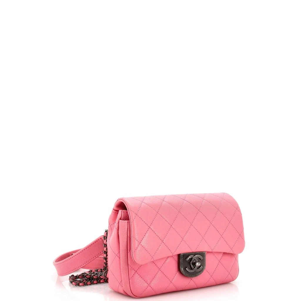 商品[二手商品] Chanel|Double Carry Chain Waist Bag Quilted Goatskin Small,价格¥26509,第3张图片详细描述