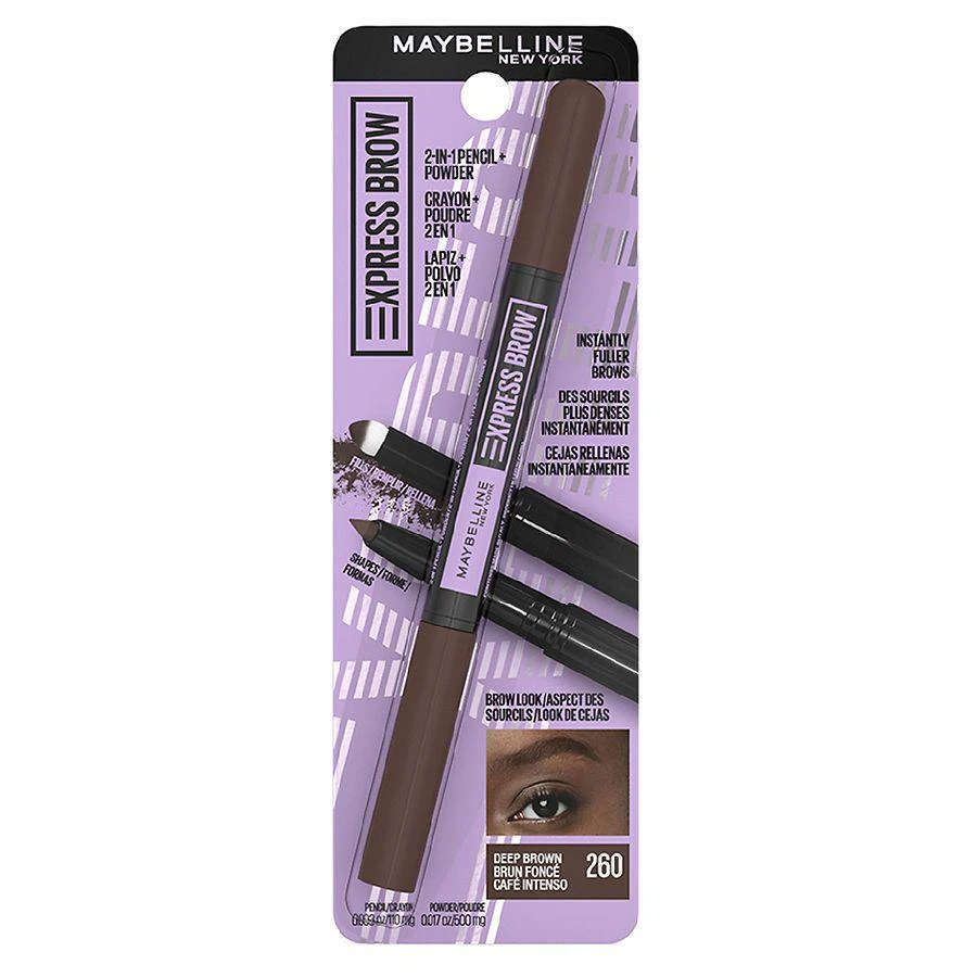 商品Maybelline Express Brow|2-In-1 Pencil and Powder Eyebrow Makeup,价格¥104,第3张图片详细描述