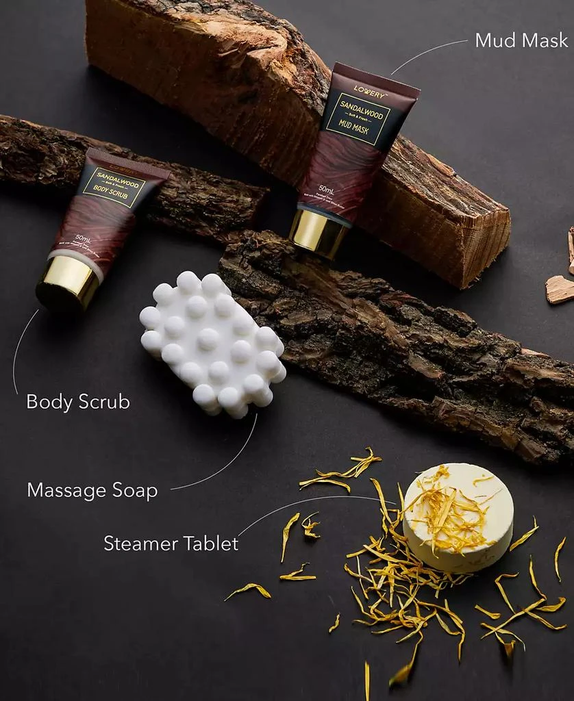 商品Lovery|Body Care Gift Set, Sandalwood Bath Gift Set, Grooming Self Care Kit, 14 Piece,价格¥445,第2张图片详细描述