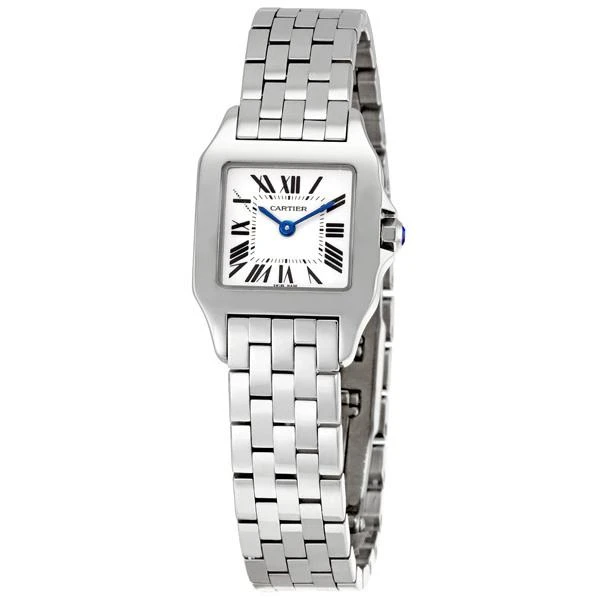 商品[二手商品] Cartier|Pre-owned Cartier Santos Demoiselle White Dial Ladies Watch W25064Z5,价格¥21370,第1张图片