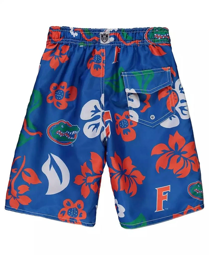 商品Wes & Willy|Little Boys Royal Florida Gators Floral Volley Swim Shorts,价格¥331,第3张图片详细描述