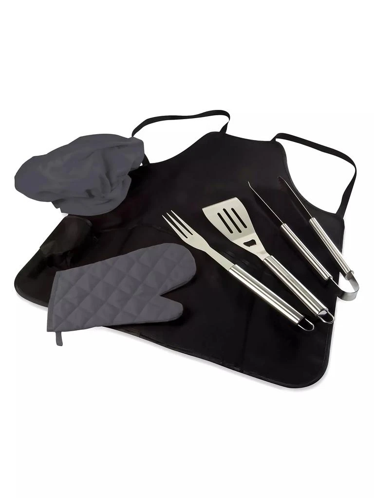 商品Picnic Time|6-Piece BBQ Apron Tote & Grill Set,价格¥487,第1张图片