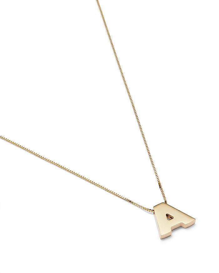 商品Bloomingdale's|Initial Pendant Necklace in 14K Yellow Gold, 16" - Exclusive,价格¥3161,第4张图片详细描述