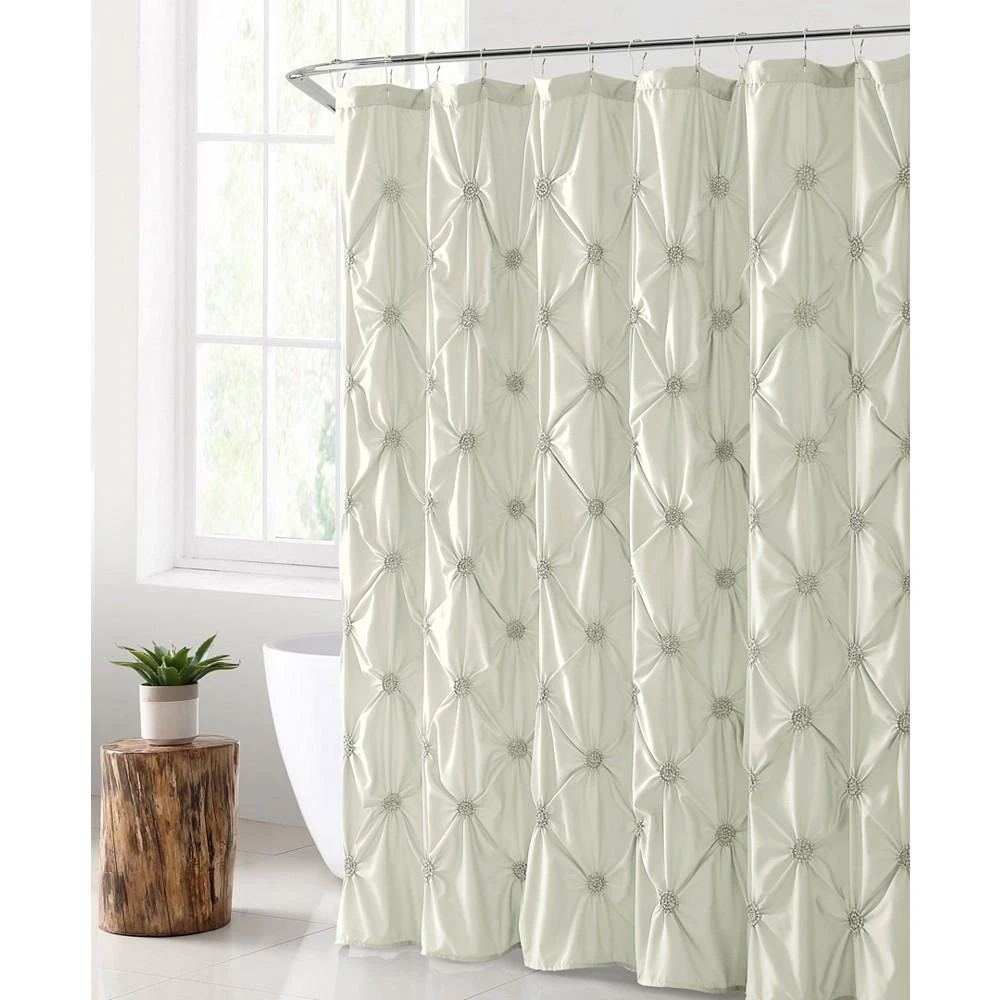商品VCNY Home|Floral Burst Solid Technique 72" x 72" Shower Curtain,价格¥206,第2张图片详细描述