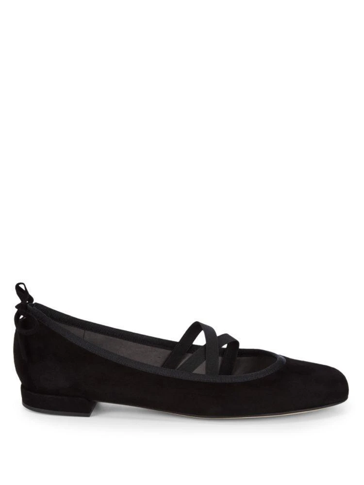 商品Stuart Weitzman|Bolshoi 麂皮芭蕾鞋,价格¥1105,第5张图片详细描述