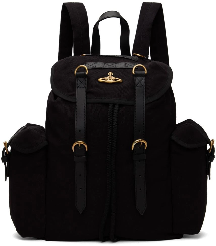 商品Vivienne Westwood|黑色 Highland 双肩包,价格¥4437,第1张图片