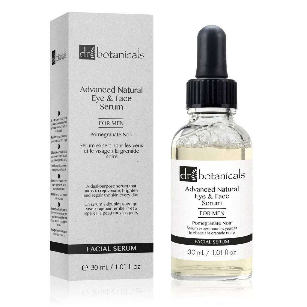 商品Dr. Botanicals|Dr Botanicals Pomegrante Noir Advanced Natural Eye & Face Serum For Men 30ml,价格¥105,第1张图片