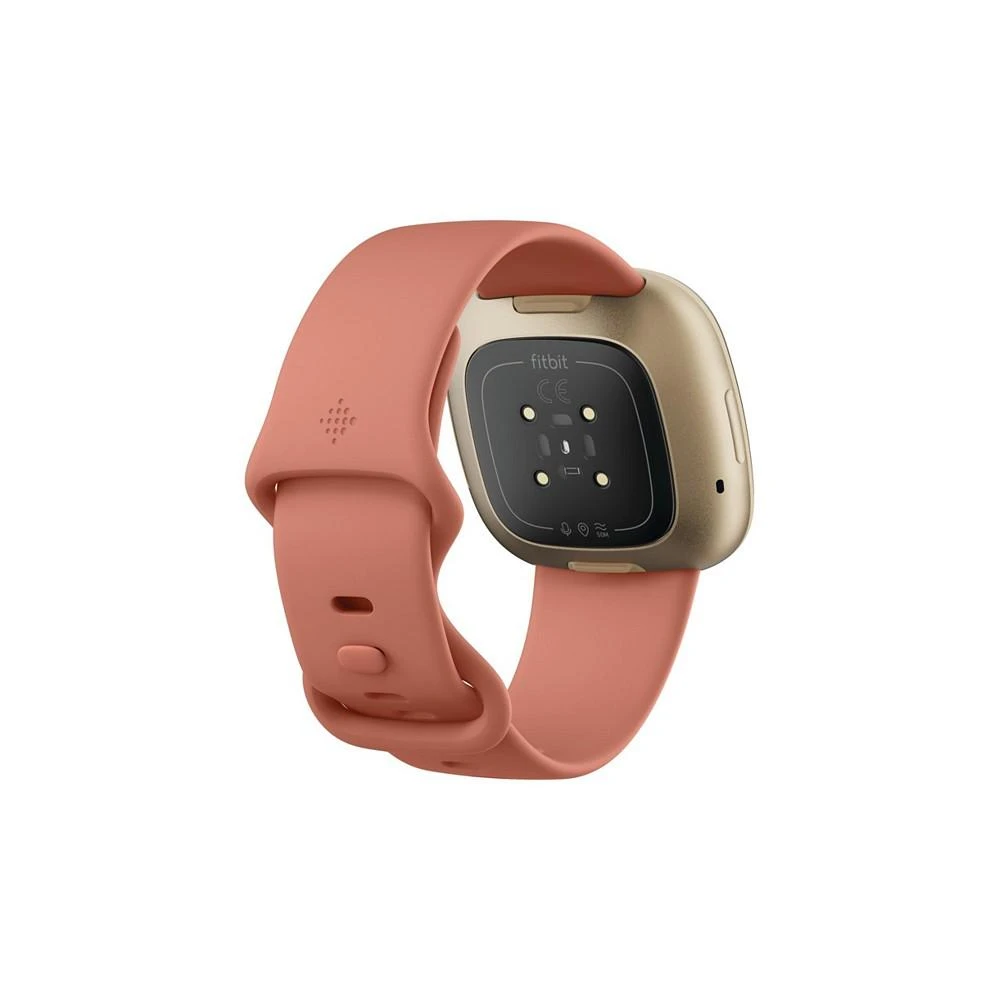 商品Fitbit|Versa 3 Pink Clay Strap Smart Watch 39mm,价格¥1517,第3张图片详细描述