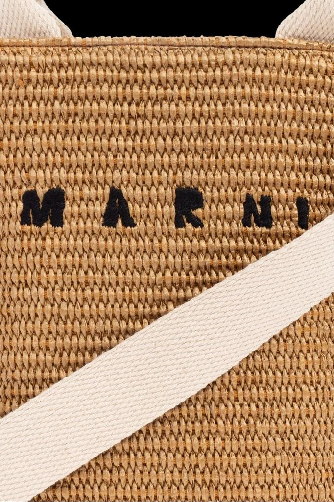商品Marni|Marni Logo Embroidered Shoulder Bag,价格¥2940,第5张图片详细描��述
