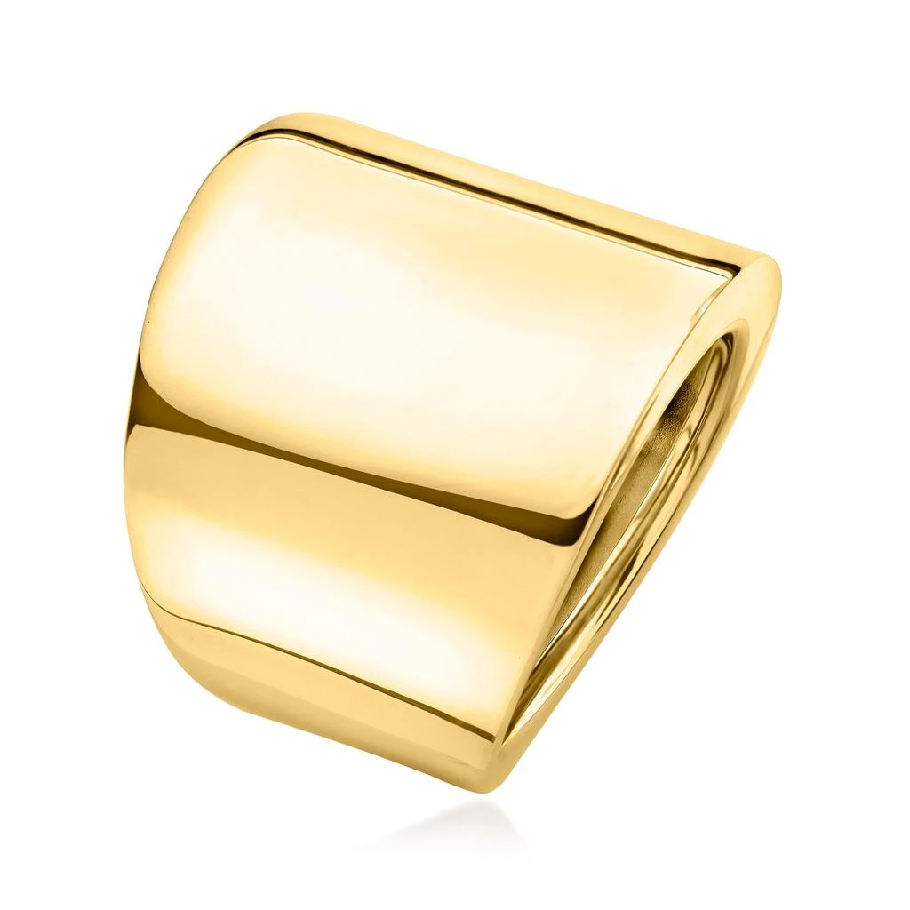 商品Ross-Simons|Italian 14kt Yellow Gold Wide Polished Ring,价格¥6360,第3张图片详细描述