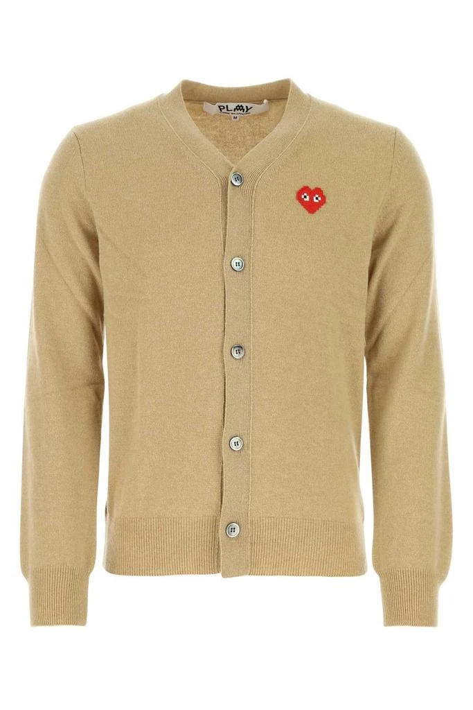 商品Comme des Garcons|Comme des Garçons Play Logo Patch Buttoned Cardigan,价格¥2356,第1张图片