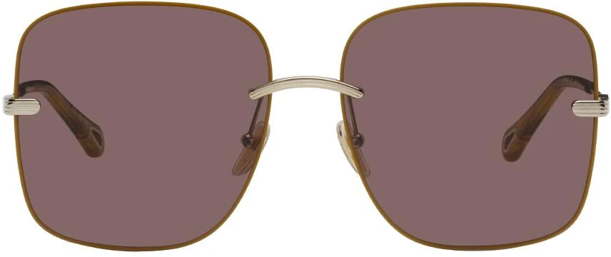 商品Chloé|Yellow Benjamine Sunglasses,价格¥2862,第1张图片