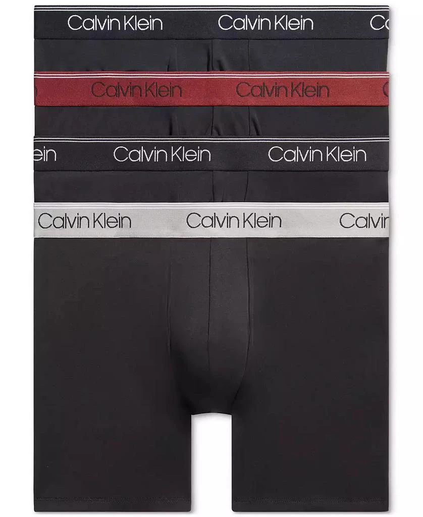 商品Calvin Klein|Men's 3+1 Value Pack Micro Stretch Boxer Briefs,价格¥256,第1张图片