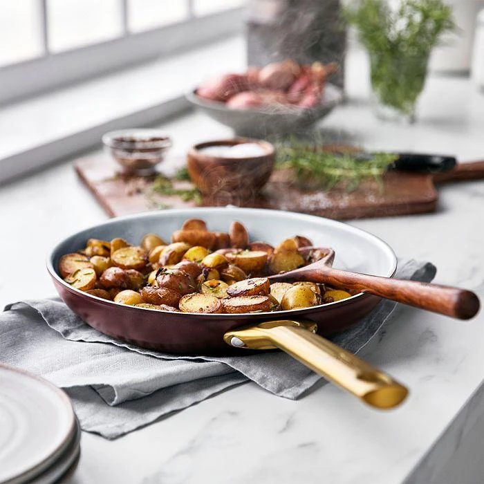 商品Greenpan|Reserve Healthy Ceramic Nonstick Cookware, Set of 10,价格¥2961,第3张图片详细描述