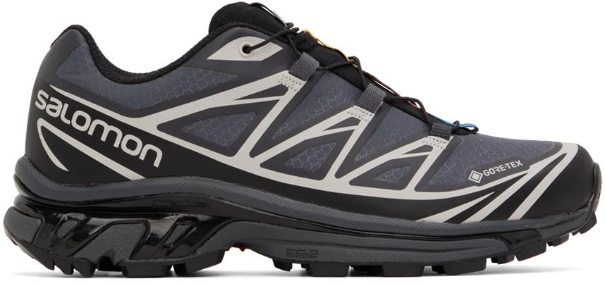 商品Salomon|Gray XT-6 Gore-Tex Sneakers,价格¥1517,第1张图片